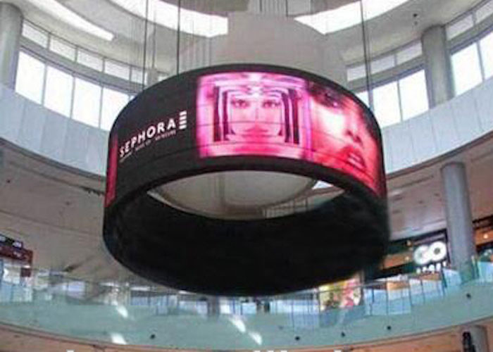 3.91mm Curved Led Screen 1920hz High Refresh Rate With Angle Adjustable