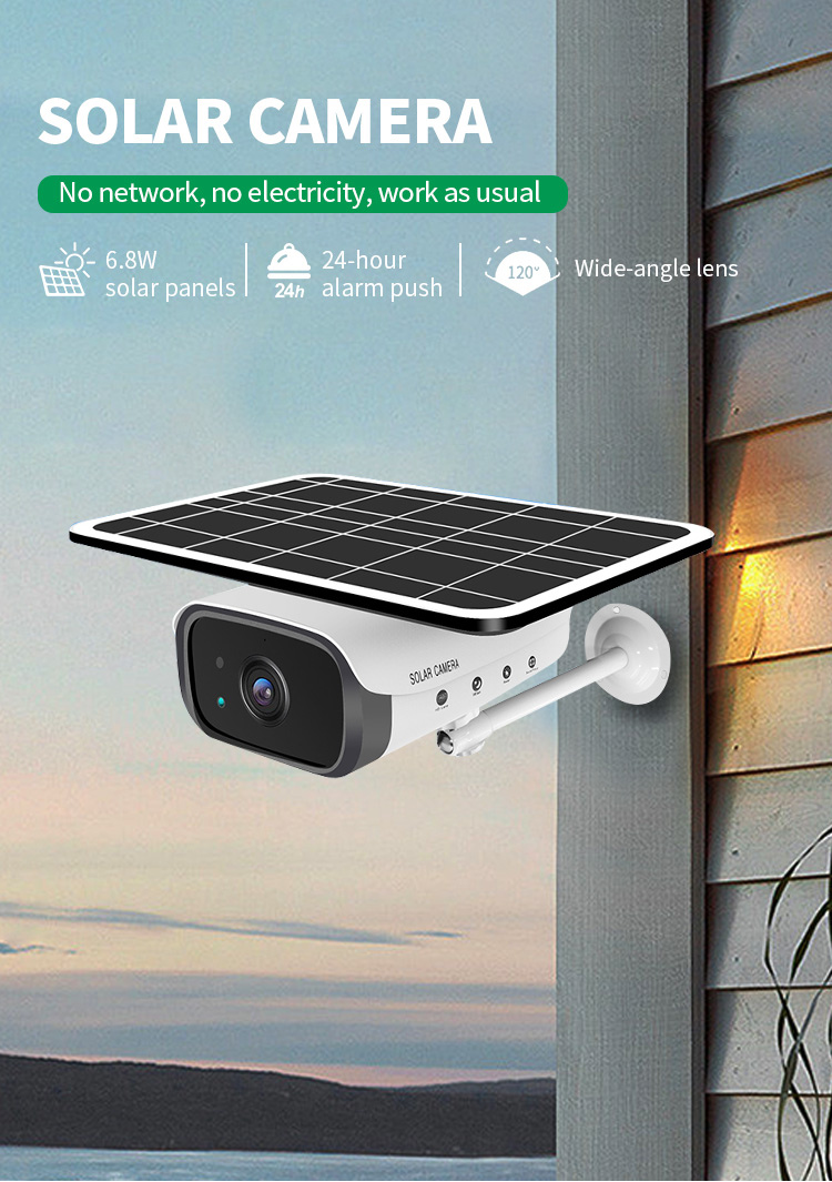 Industry Grade Outdoor Ptz 4g Security CCTV Camera Solar Powered Wireless