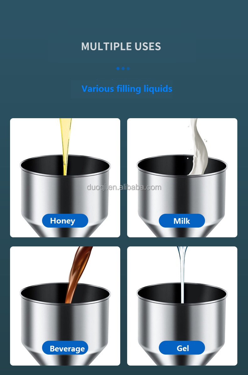 Medical 40 L DUOQI G1WTD HM Thick Paste and Liquid Durable Mixer with Heater Hopper Adjust Filling Machine
