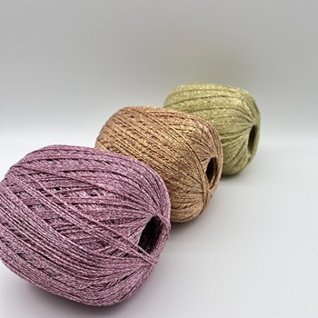 1/7.5NM 70% Polyester 30% Purl Yarn Filigree Cylinder Fashion Decoration