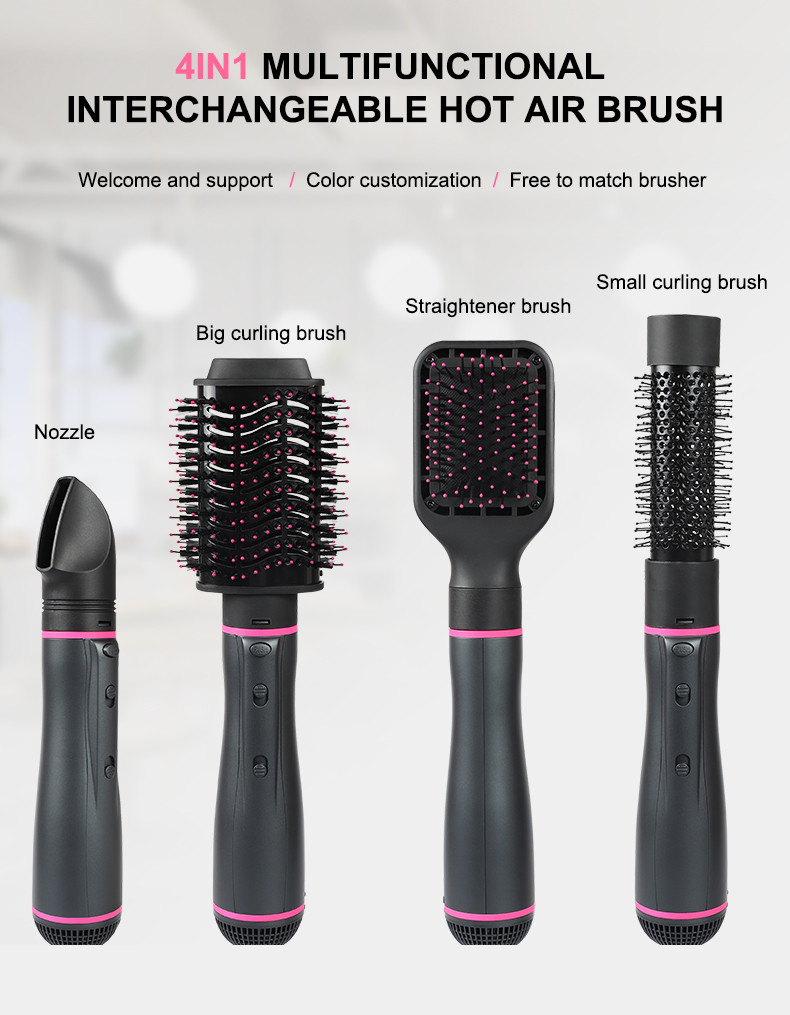 Oem One Step Hair Dryer And Styler Volumizer Ionic 4 In 1 Lightweight