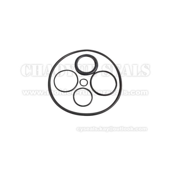 Black Neoprene Rubber O Rings High Tensile Strength Flame Resistance