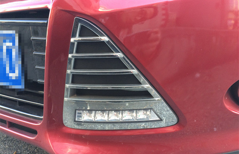 ALL Chromed Daytime Led Running Lights For FORD FOCUS 2012 2013 2014 DRL
