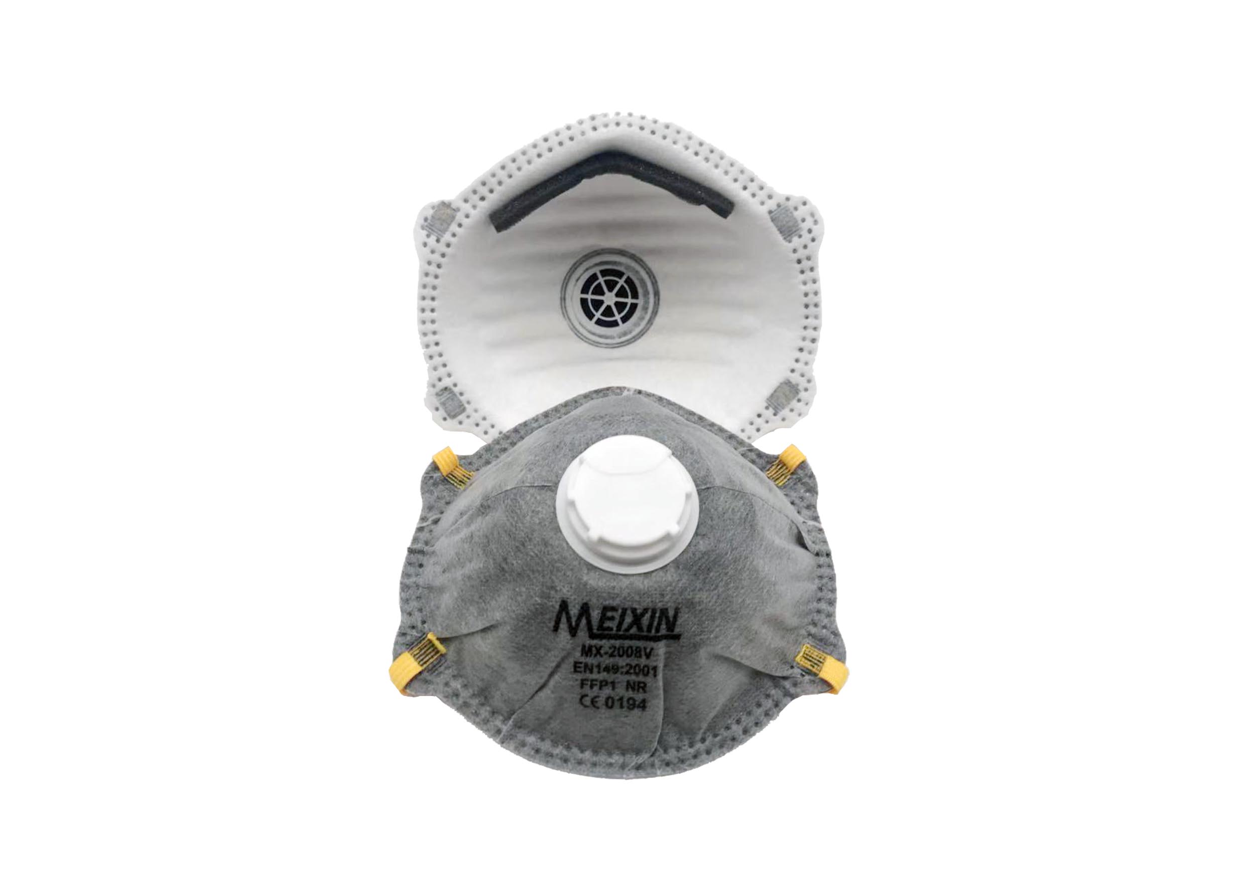 Non Woven Polypropylene Carbon Filter Dust Mask With Two Head - Straps