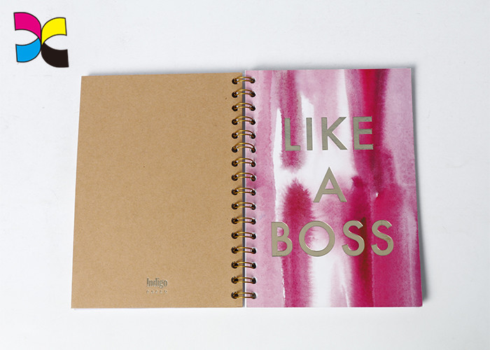 Custom Spiral Bound Notebook Paperback Letter Head Pad Design & Printing