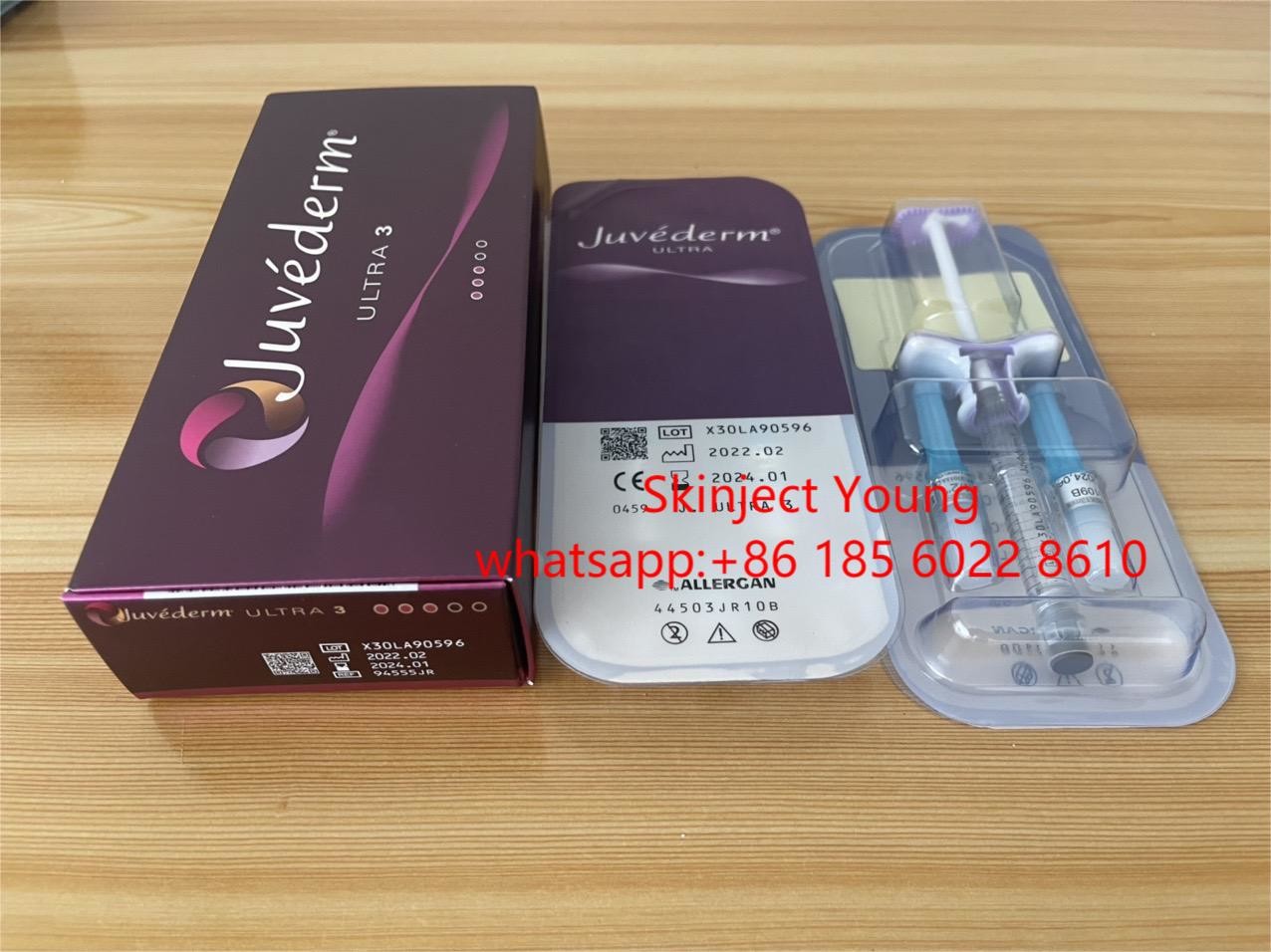 Juvederm Ultra 3 2x1ml Hyaluronic Acid Facial Lines Dermal Fillers For Wrinkles