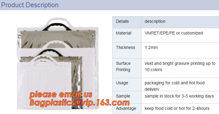 custom bulk waterproof large soft folding food delivery picnic lunch tote grocery cooler bag aluminum foil thermal bags