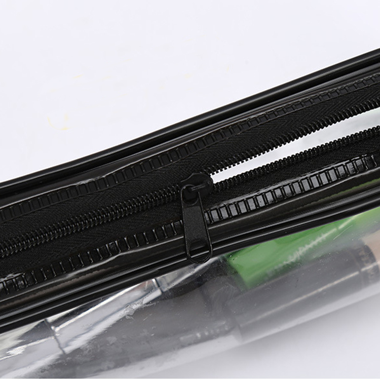 Boys or Girls 19*7*4.5cm Clear Exam Pencil Case with Zipper and 2022 at Office School