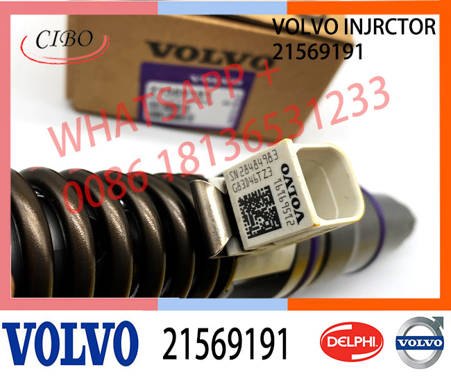Excavator Parts Common Rail Injector Truck Diesel Fuel Injector 21569191 VOE21569191