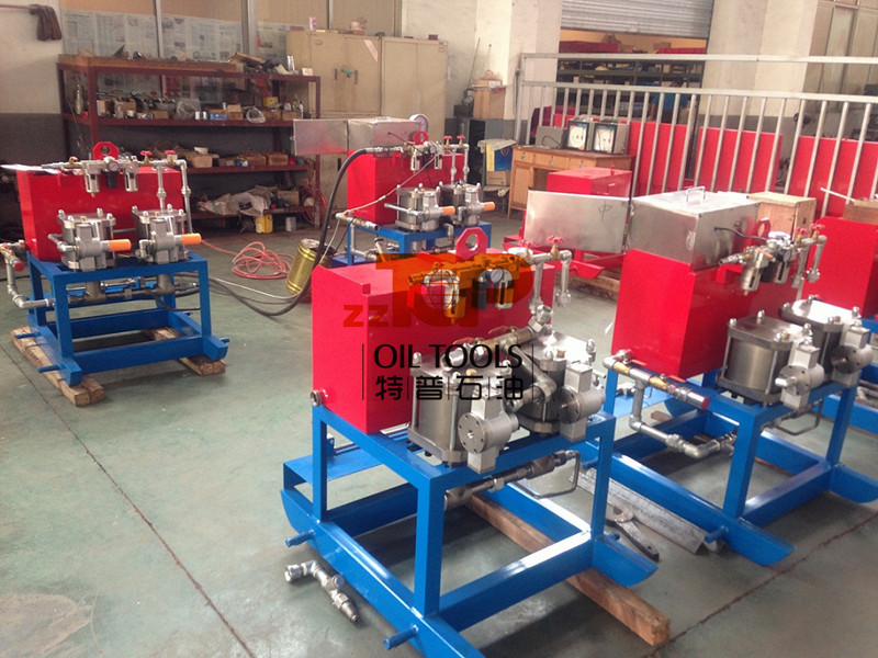 API Air Powered BOP Blowout Preventer Test Pump Unit For BOP Pressure Test