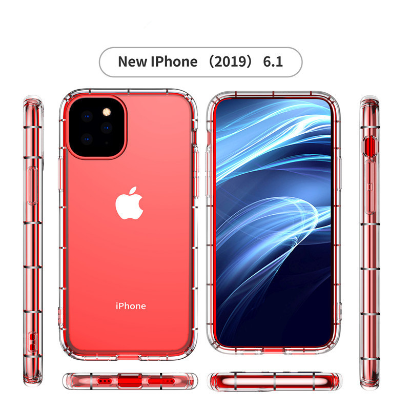 1mm TPU Back Case Transparent Clear Phone Case For IPhone XS XR Max
