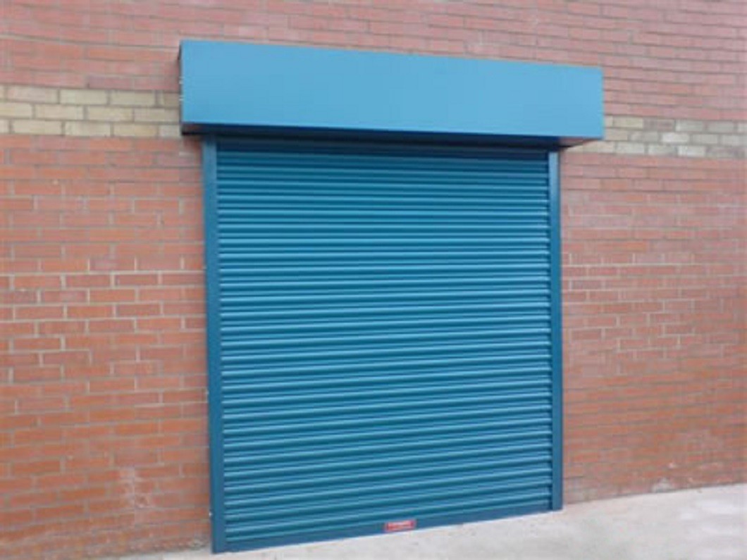 Industrial Fire Rated Roller Shutter , Insulated Steel Fire Resistant Roller Shutters