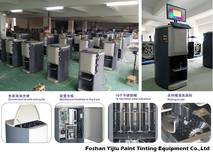 Architectural Coatings Auto Paint Colorant Dispenser Machine With Piston Pump