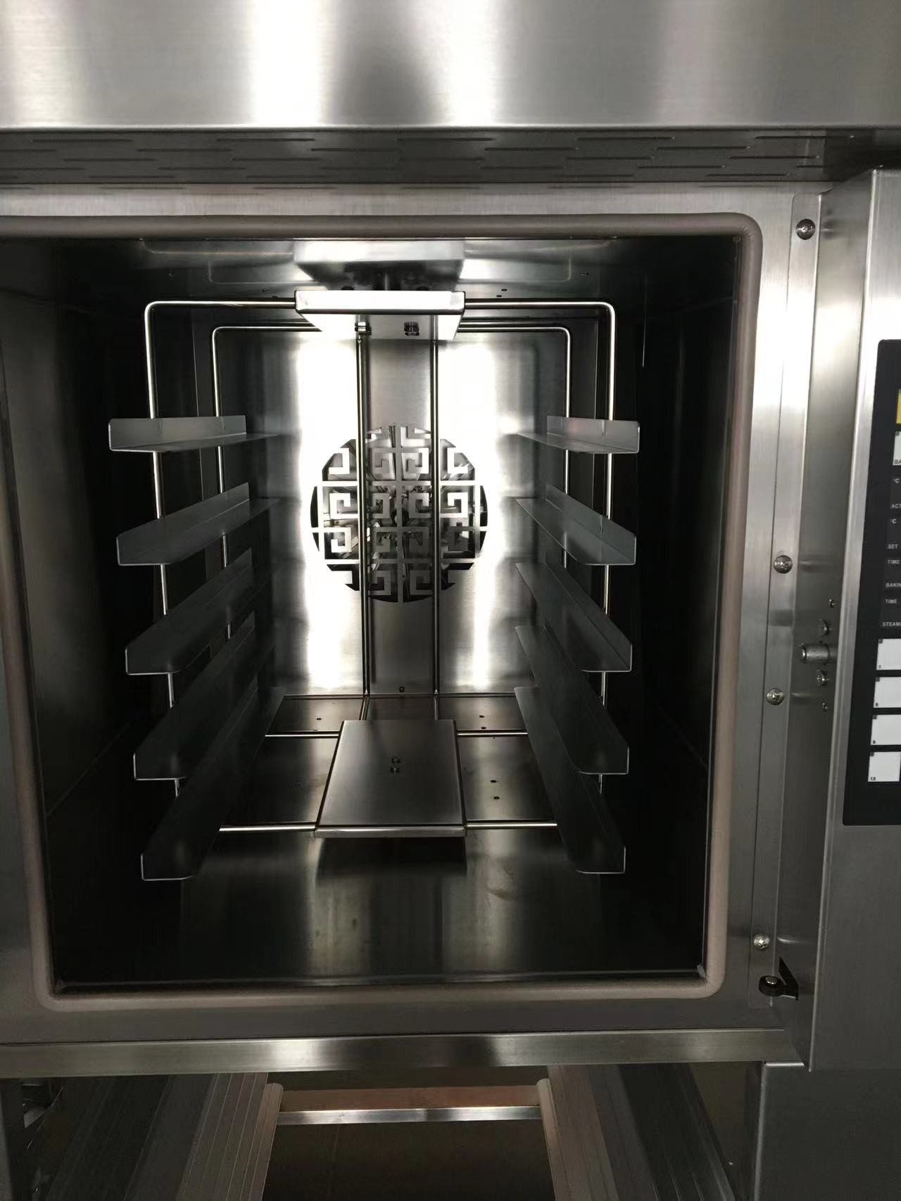 Steam Bakery Convection Oven Rotary Oven Five Trays 40X60cm Danish Croissant Bread And Pastry Oven 9.5Kw