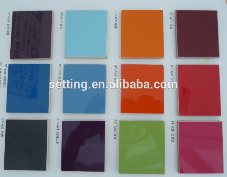 E1 grade UV MDF board for kitchen and Wardrop
