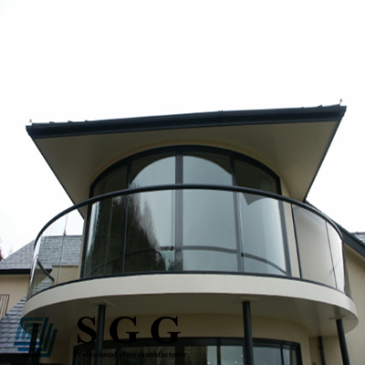 Round Laminated Glass Railing
