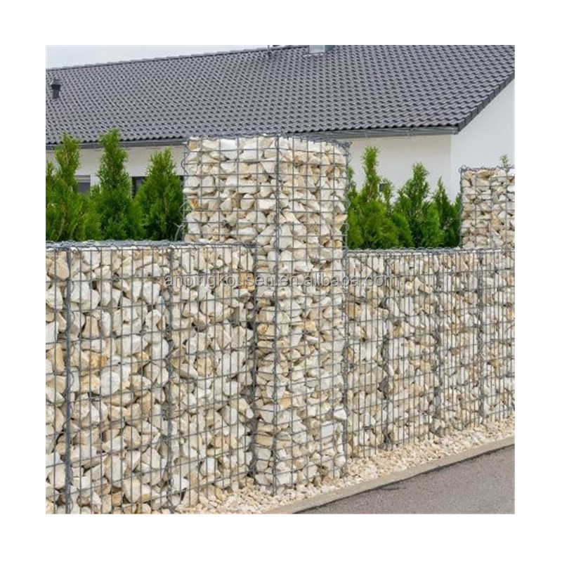 Electric Wire Mesh Gabion Box 2x1x1 for Hot Dipped Galvanized Coating Protection