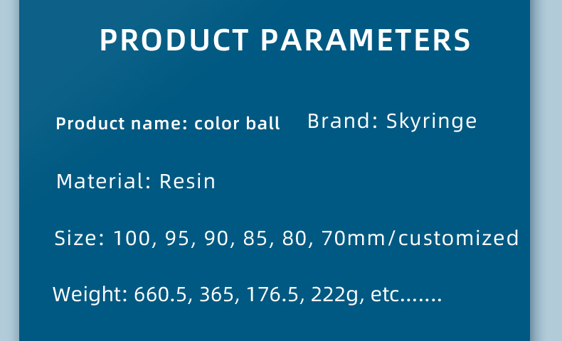 40mm 50mm Transparent Juggling Balls Red Blue Acrylic Crystal Ball Bead