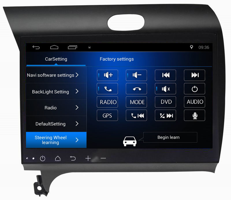 Ouchuangbo in dash audio radio stereo navigation android 8.1 for Kia K3 2013 support bluetooth AUX SWC