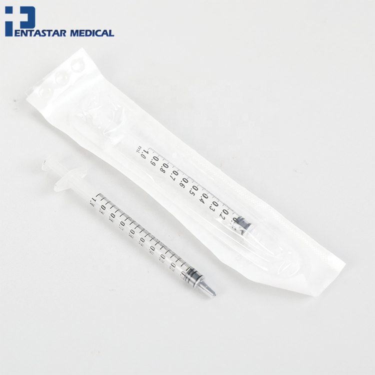 Sterile Injection Medical Tuberculin Syringe for Single Use 1ml 3ml 10ml