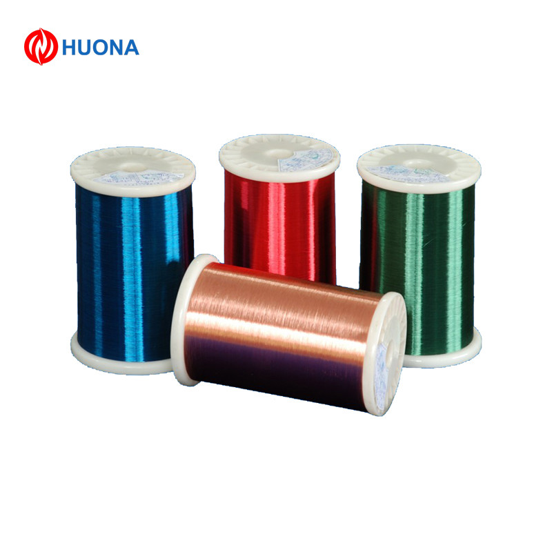 0.03mm Enamelled CuNi44 Wire Varnished Constantan Wire For Heating