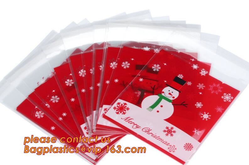 gravure printing halloween party bag, cute design food grade plastic cookie packing,halloween shrink cello treat bags fo