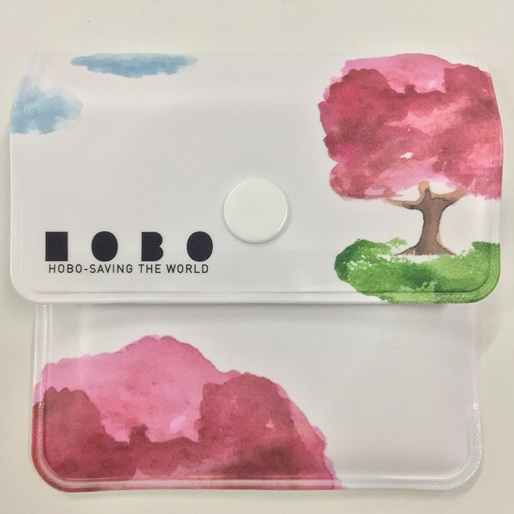 Custom made plastic eva portable pocket ashtray for environment protection