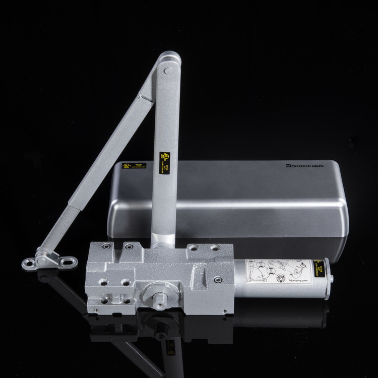 180 Degree Automatic Fire Door Closers Cast Steel Body Weight Suitable 20 - 150kg