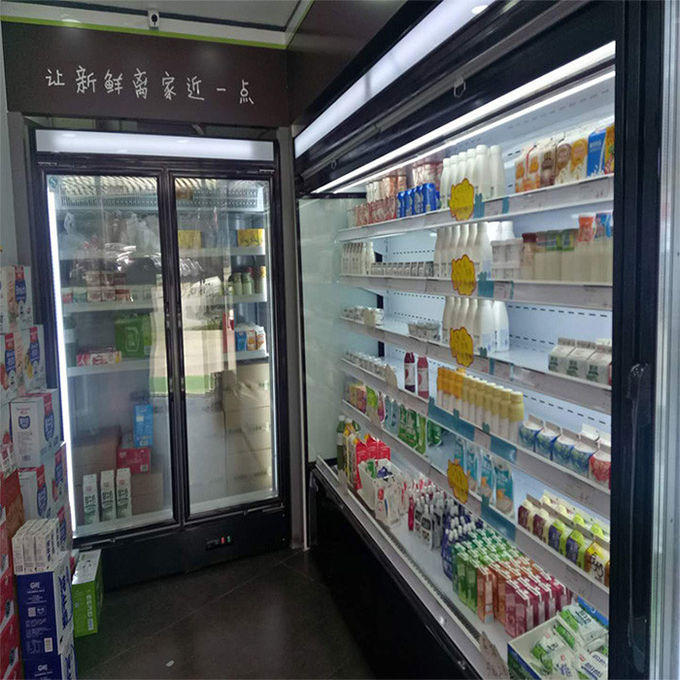 650L Panasonic Supermarket Refrigeration Equipments