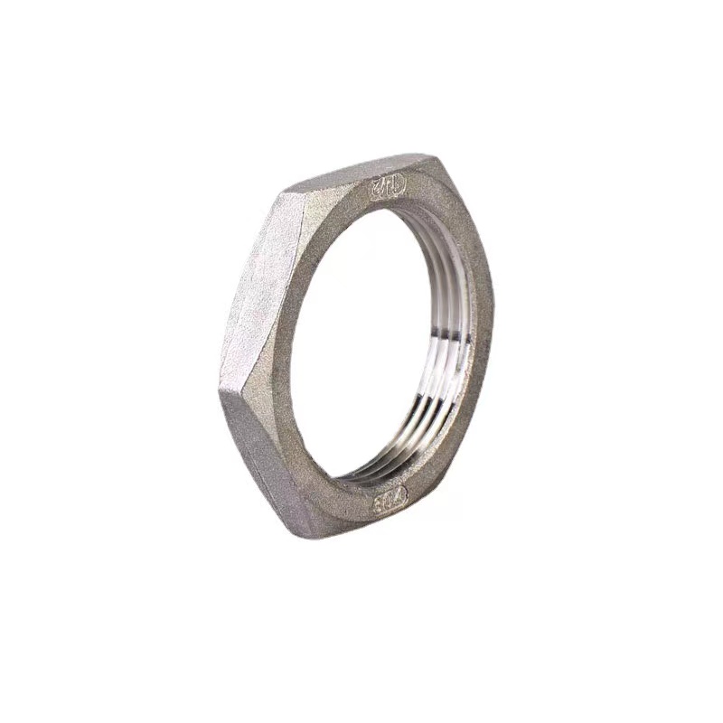 GB Standard Size 1/2-20 Hex Jam Nut Stainless Steel Thin Nut for Imperial Inch Measurement System
