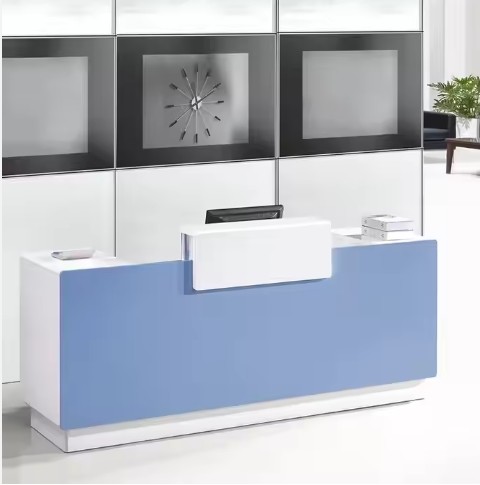 Modern office furniture baking paint company front desk refused reception desk