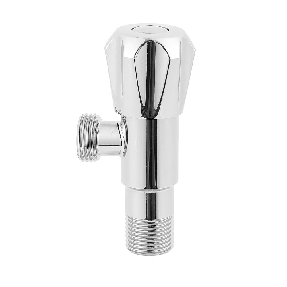 Home Use SS201 Plating Angle Valve With Brass Cartridge 1/2"X1/2"