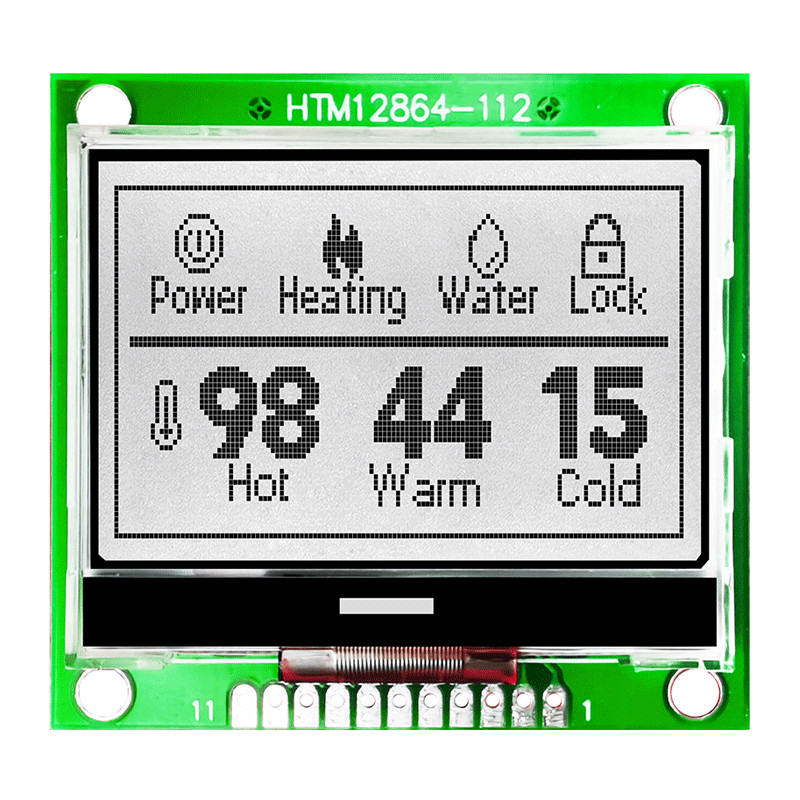 11PIN Graphic LCD Module RoHS Complianted Liquid Crystal Display