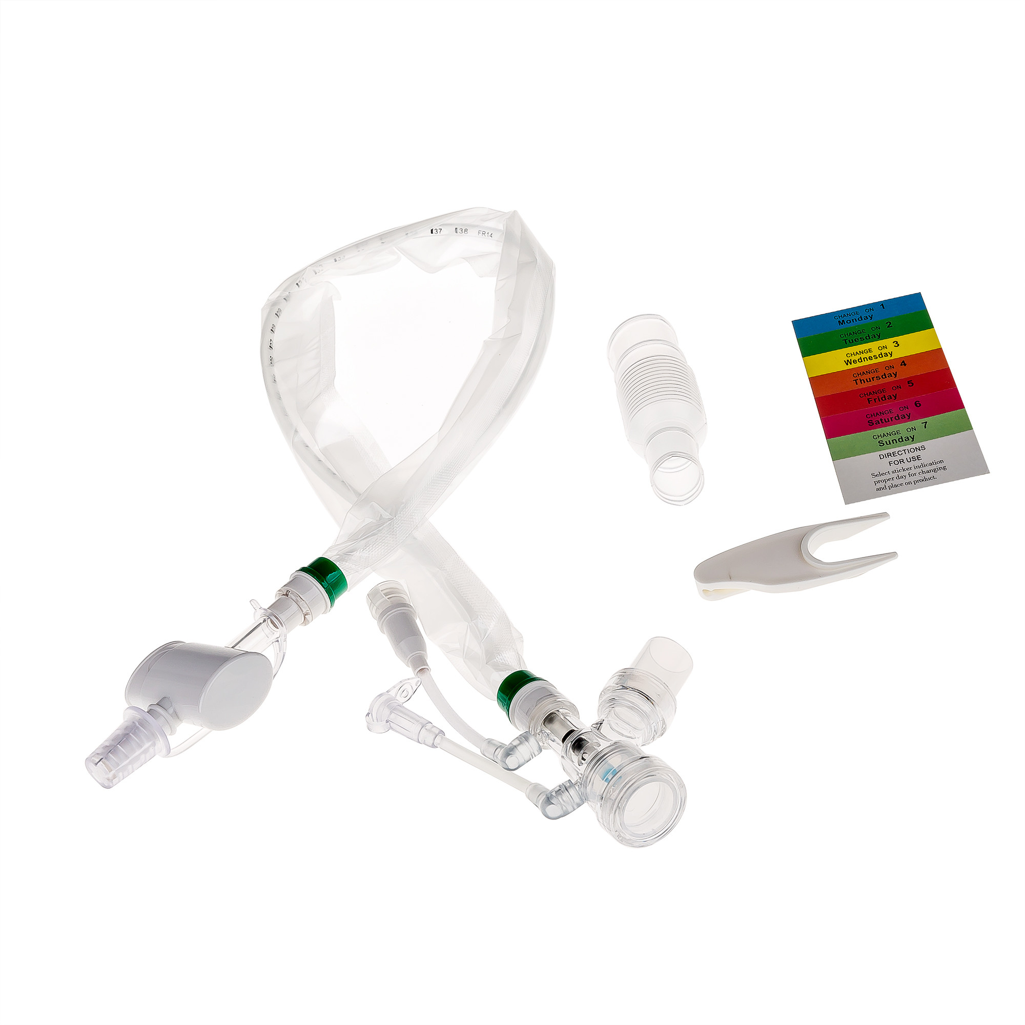 ISO13485 Certificate Closed Suction System Y-piece 14fr PVC Material