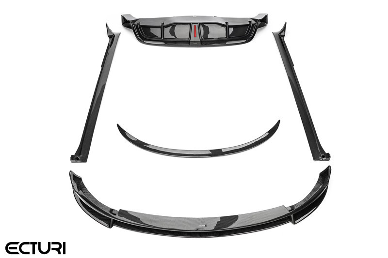 Auto Parts Carbon Fiber Body Kit for Tesla MODEL Y MODEL Y Upgraded Ecturi Style Front Shovel Diffuser Spoiler Body Kit