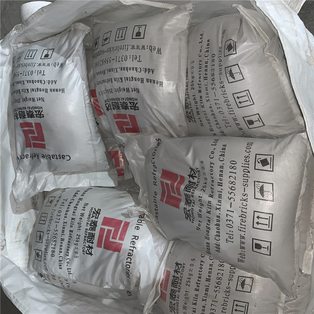 High Alumina Refractory Castable for Reheating Furnace 50 60 70 80 90 Alumina Content