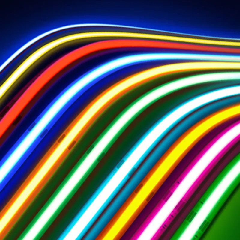 Dotless RGB+CCT COB LED Strips 840Chips/M RGB+ 3000 - 6000K 21W/M