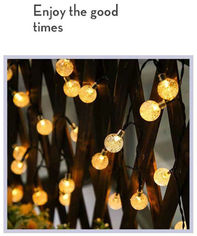 Flexible Decrata Solar Garden Ball Lights 1200MAh Rechargeable Ni MH battery