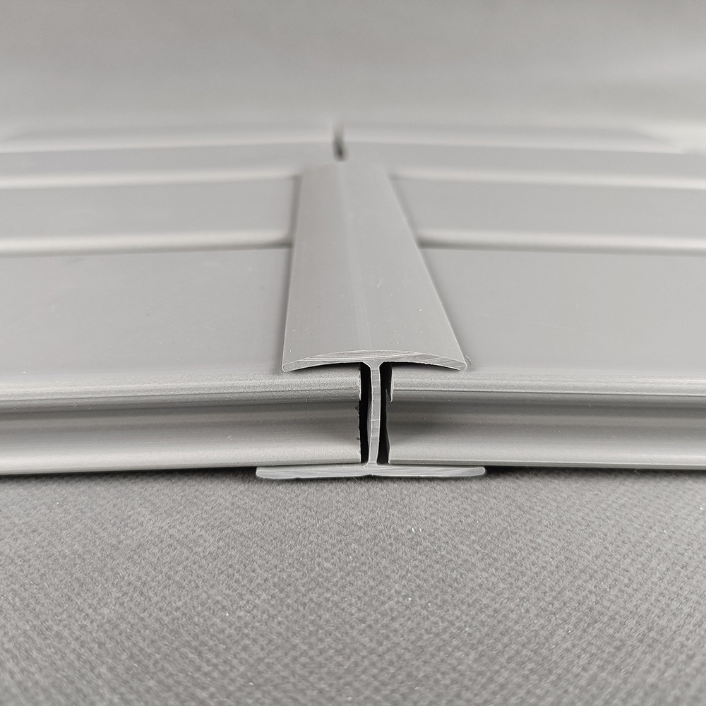 Ultralight Portable Flexible Grey Slatwall Panels For Showroom