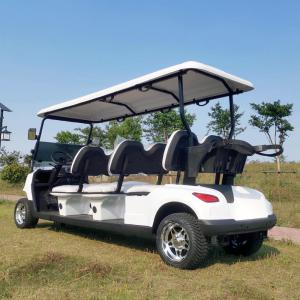China 30km/H - 50km/h 4 Wheel Electric Golf Cart Lithium Battery 6 Seater Golf Buggy on sale