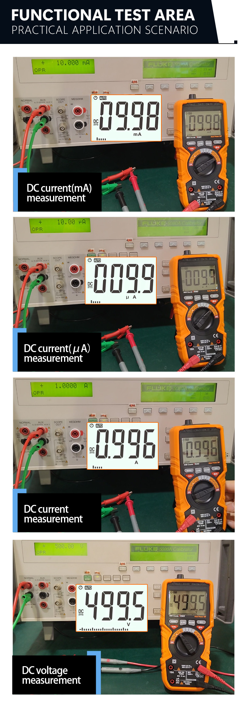 Manual And Auto Range Digital Meter 1000V Voltmeter AC DC Digital Multimeter MAX And MIN Measurement NCV Function