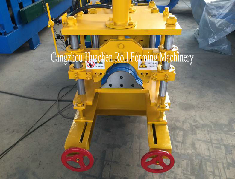Customized Automatic Ridge Cap Roll Forming Machine 5.5Kw Main Motor Power