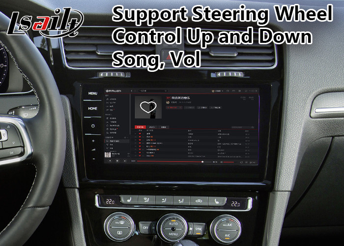 Android 9.0 Car GPS Navigation for Volkswagen Golf Skoda , Multimedia Video Interface