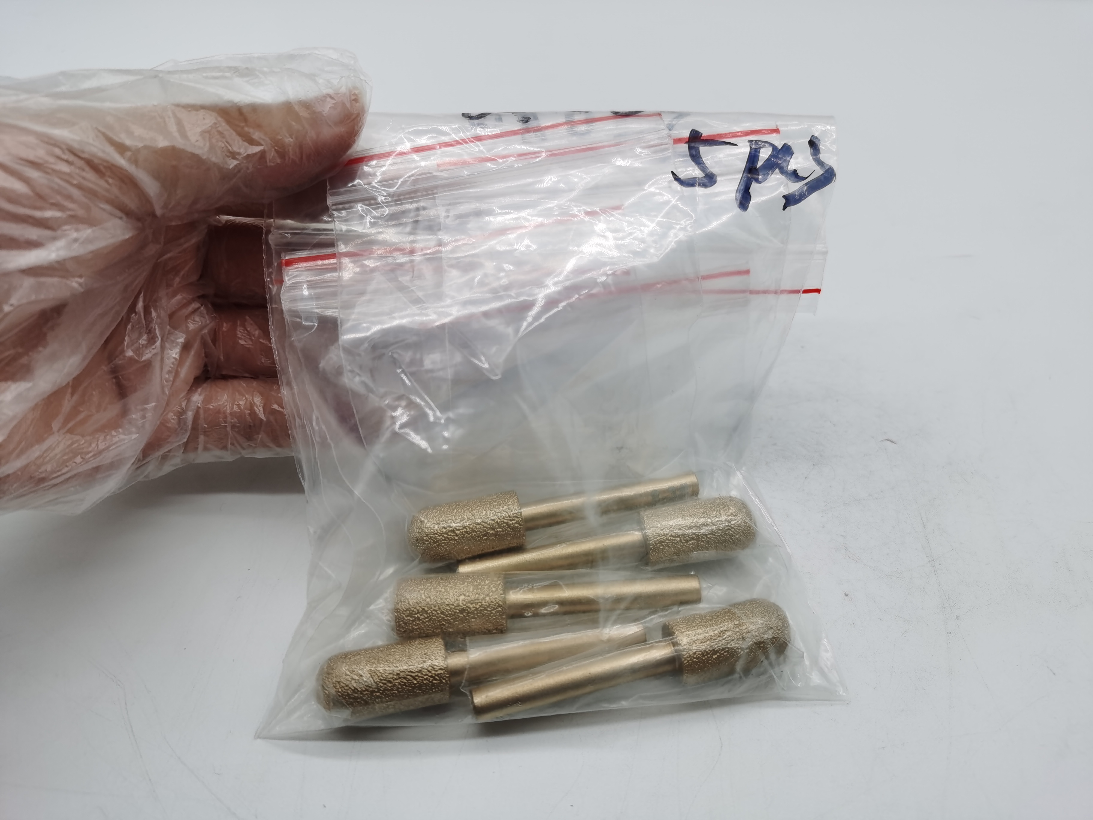 10MM Vacuum Brazed Diamond Stone Carving Bit with Engraving Function and TiCN Coating