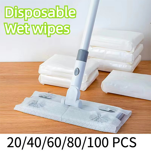 20pcs Fresh Scent Wet Floor Cloths Multi Surface Floor Cleaner Wipes Customizable