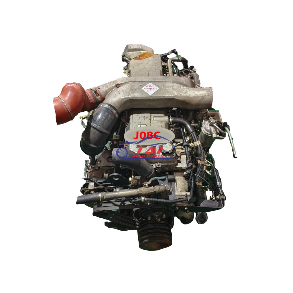 Japanese Used Turbo Engine J05C J08C J08CT J08E J08ET For Hino Truck