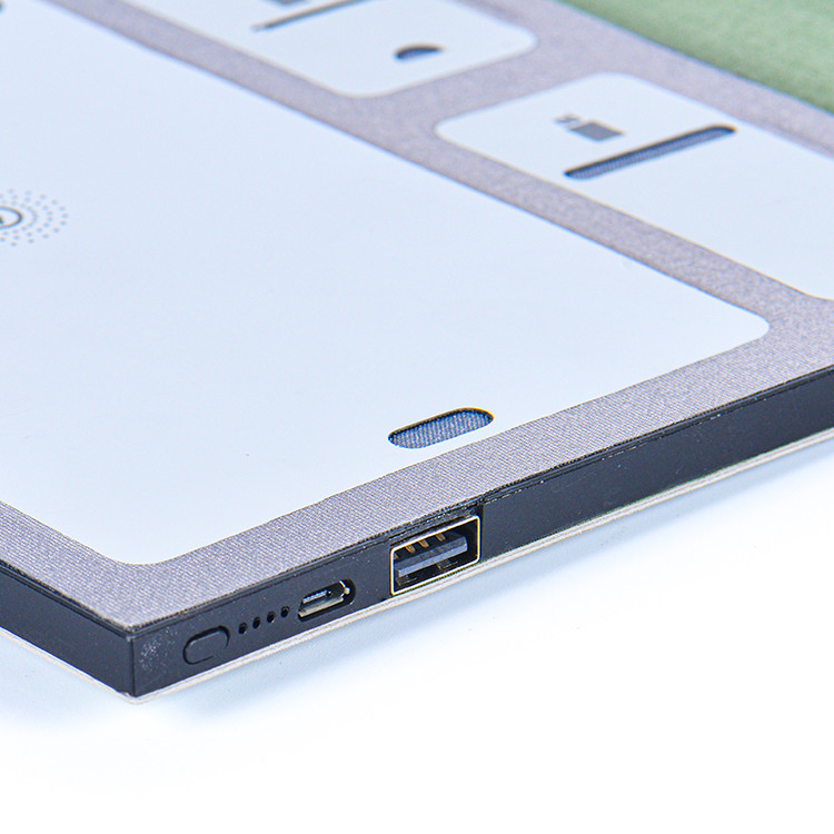A5 PU Leather Wireless Charging Notebook Classic Custom Logo