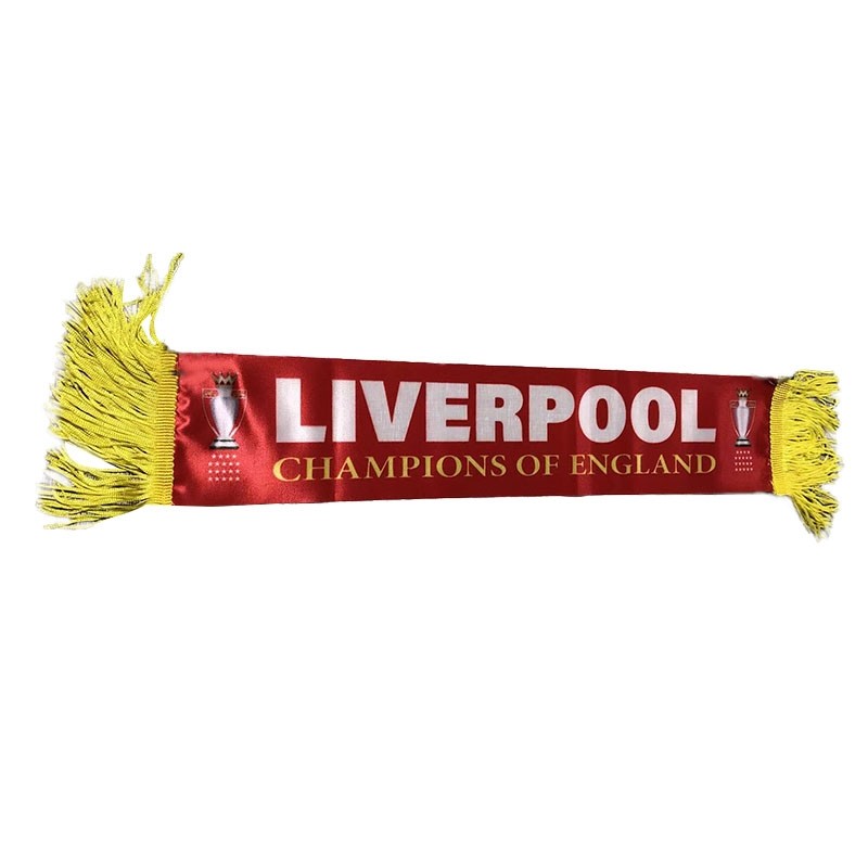 Custom Flag Scarfs 100D Polyester Digital Printing Football Scarfs