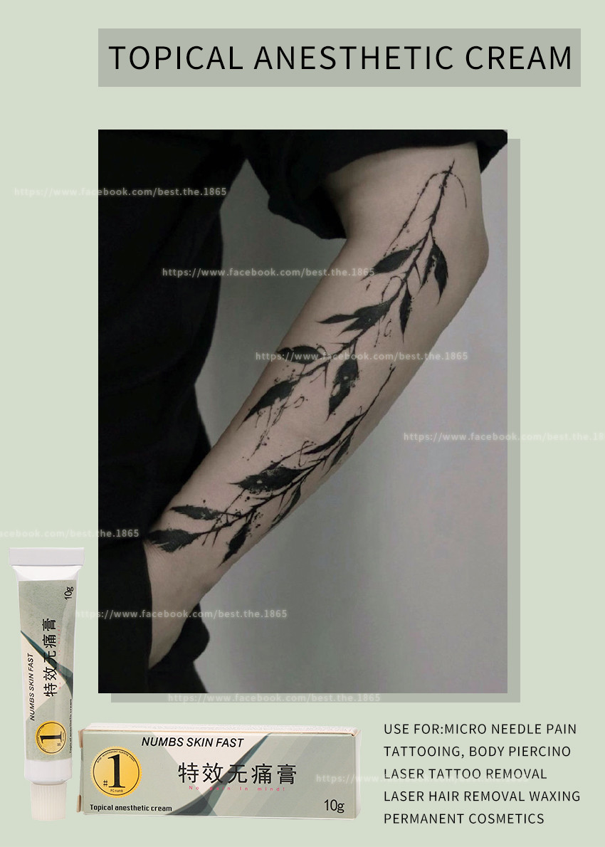 Numbs Skin Fast Dr. Numb 10g Permanent Makeup Painless Cream Stop Pain Effective External Use Only TKTX 10g