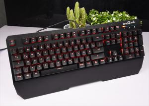 China RECCAZR Black White RGB Mechanical Keyboard Wired For Windows / Xp KG901 on sale